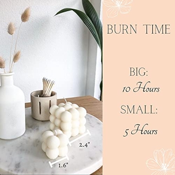 Streya & Co. Eco-Friendly Bubble Candle Set - Fresh Scent