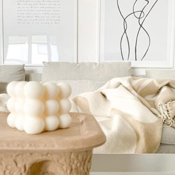 Streya & Co. Eco-Friendly Bubble Candle Set - Fresh Scent