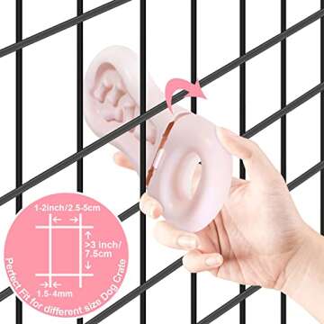 derYEP Dog Training Toy for Crate Training Peanut Butter Slow Feeder Treat Dispenser Training aid to Reduce Anxiety (Pink)