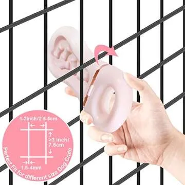 derYEP Dog Training Toy for Crate Training Peanut Butter Slow Feeder Treat Dispenser Training aid to Reduce Anxiety (Pink)