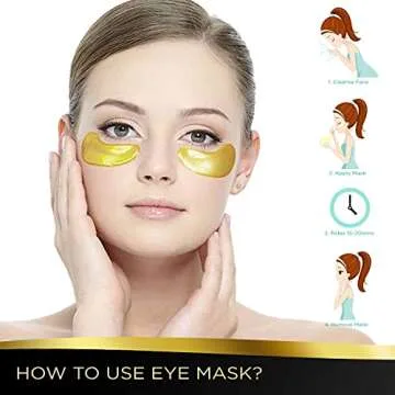 AICHUN 24K Gold Eye Mask - Anti Aging & Puffiness Relief