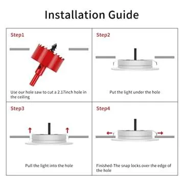RVZONE Ultra-Thin LED Recessed Ceiling Lights for RVs