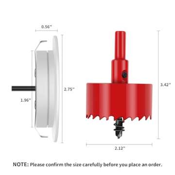 RVZONE Ultra-Thin LED Recessed Ceiling Lights for RVs