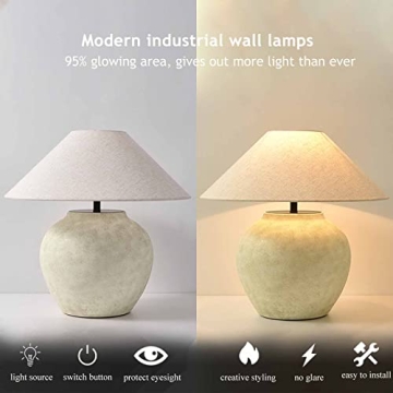 HUIBAOGONG Rustic Southwestern 20'' Ceramic Table Lamp