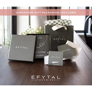 Sterling Silver 40th Birthday Gift - Four Circle Necklace