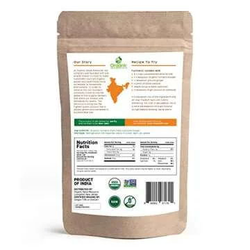 Organic Turmeric Powder w/Curcumin | 35.27 Ounce / 2.2 LBS | USDA Organics and Non-GMO | Lab Tested for Heavy Metal and Purity | 100% Raw and Natural by OSR