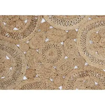 Lr Home Jute Area Rug - Sustainable & Stylish Decor