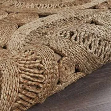 Lr Home Jute Area Rug - Sustainable & Stylish Decor