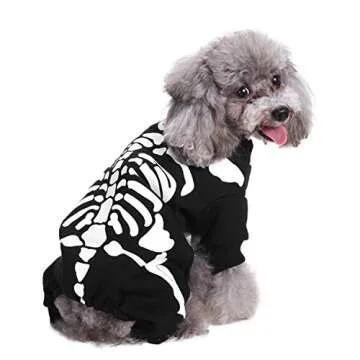 Skeleton Costume for Dogs and Cats - Spooky Fun Outfit
