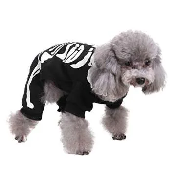 Skeleton Costume for Dogs and Cats - Spooky Fun Outfit