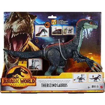 Mattel Jurassic World Dominion Sound Slashin Therizinosaurus Dinosaur