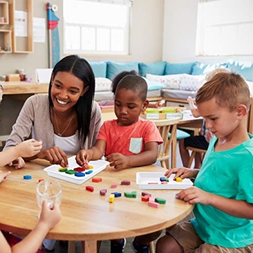 8 Pack Activity Plastic Trays for Kids Crafts and More