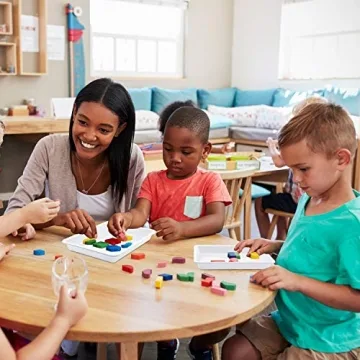 8 Pack Activity Plastic Trays for Kids Crafts and More