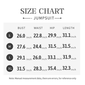 EOJN Women's Bodysuit Jumpsuit - Stylish & Comfortable