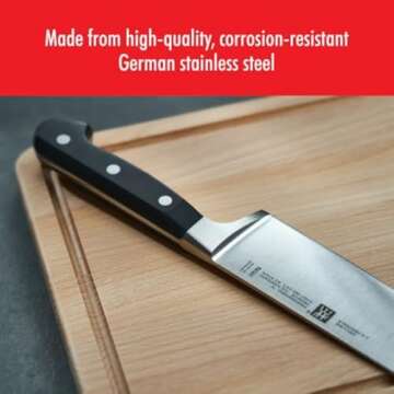 ZWILLING Professional S 10-inch Razor-Sharp German Chef's Knife, Made in Company-Owned German Factory with Special Formula Steel perfected for almost 300 Years, Dishwasher Safe