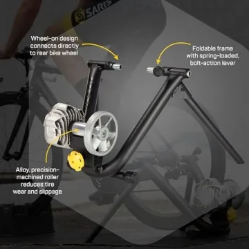 Saris Fluid2 Indoor Bike Trainer for Road and Mountain Bikes