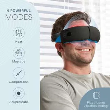 LifePro Eye Massager - Relax with Heat & Vibration