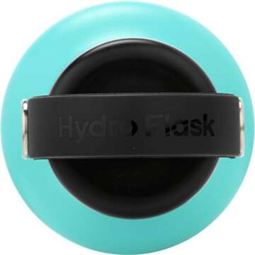 Hydro Flask Double Wall Vacuum Insulated Stainless Steel Leak Proof Sports Water Bottle, Standard Mouth with BPA Free Flex Cap, Mint