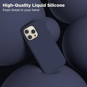 COFFKER iPhone 15 Pro Max Liquid Silicone Case - Shockproof Cover