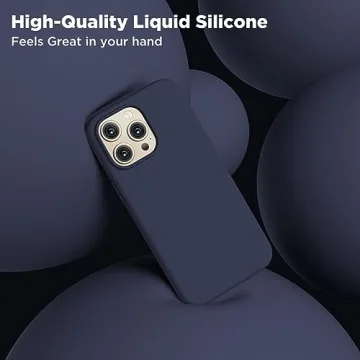 COFFKER iPhone 15 Pro Max Liquid Silicone Case - Shockproof Cover