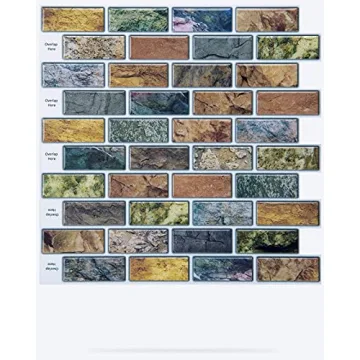 Art3d 10-Piece Peel & Stick Backsplash Tiles for Kitchens