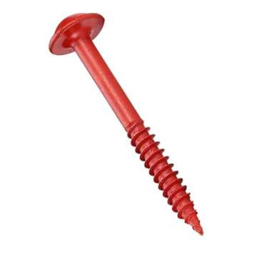 ARMOR TOOL Pocket Hole Screws - 1-1/2" Fine Thread Joinery Screws 100 Pack with Red Color Coat & Squ...