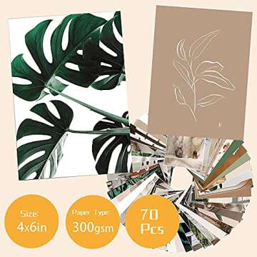Aesthetic Wall Collage Kit for Trendy Room Decor - 70 pcs