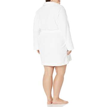 Amazon Essentials Women's Soft and Cozy Mid-Length Plush Robe (Plus Size Available)
