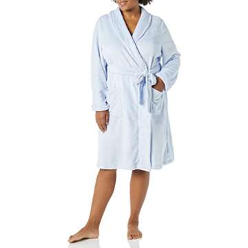 Amazon Essentials Soft Plush Robe for Cozy Comfort