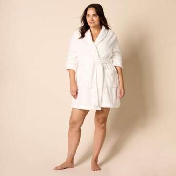 Amazon Essentials Soft Plush Robe for Cozy Comfort