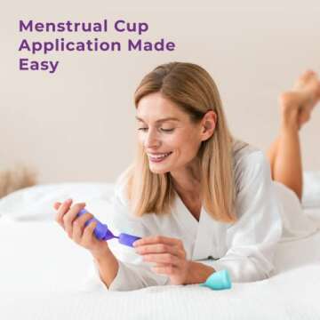 Ecoblossom Menstrual Cup Applicator - Easy, Comfortable Insertion