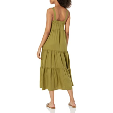 Stylish Women's Britt Tiered Maxi Dress for Casual Events