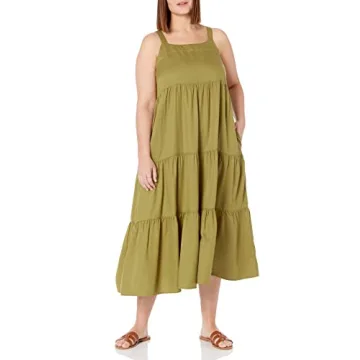 Stylish Women's Britt Tiered Maxi Dress for Casual Events