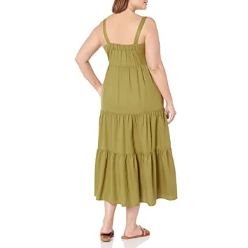 Stylish Women's Britt Tiered Maxi Dress for Casual Events