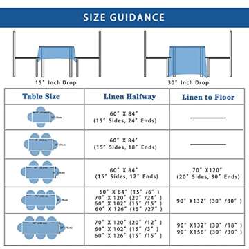 Waysle Large Black Rectangle 90 x 156 Inch Tablecloth - 8ft Washable Polyester Tablecloths - Perfect for Wedding, Restaurant, Party, Dinning, Banquet Decoration