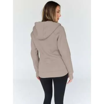 Trendy Queen Zip Up Hoodies Stylish Fleece Jacket
