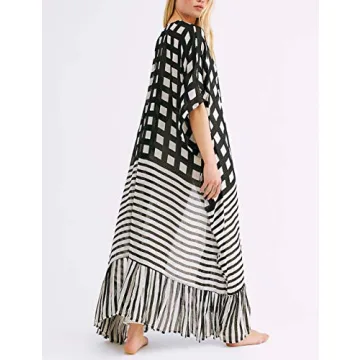 Stylish Bsubseach Beach Cover Up Lightweight Kimono