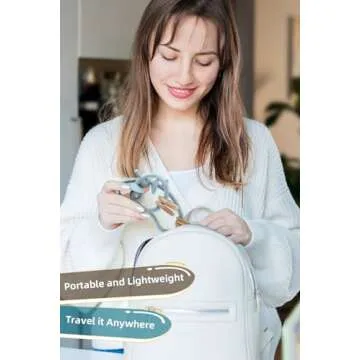 Baby Sensory Teething Chew High Chair Suction Toys for Infant Toddlers 6 12 18 24 Months, Food Grade Silicone Teether with Oak Loop Montessori Educational Parent-Child Baby Bath Toy (Blue)