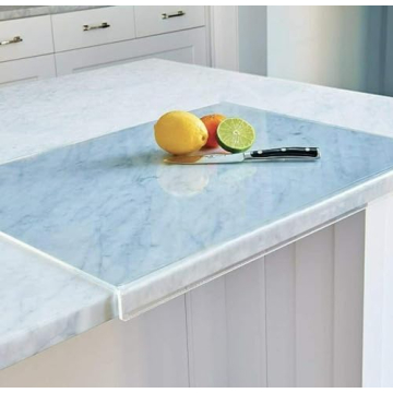 Clear Cutting Board for Kitchen with Lip with Non Slip 24" Wide x 18" Long AZM Displays