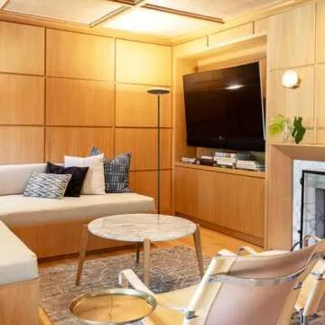 Brightech Sky LED Torchiere Super Bright Floor Lamp - Contemporary, High Lumen Light for Living Rooms & Offices - Dimmable, Indoor Pole Uplight for Bedroom Reading - Black