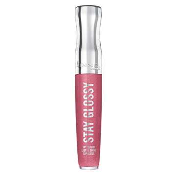 Rimmel Stay Glossy Lip Gloss - Non-Sticky and Lightweight Formula for Lip Color and Shine - 160 Stay...