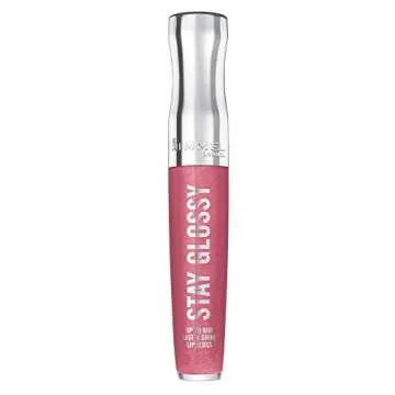 Rimmel Stay Glossy Lip Gloss - Non-Sticky and Lightweight Formula for Lip Color and Shine - 160 Stay...
