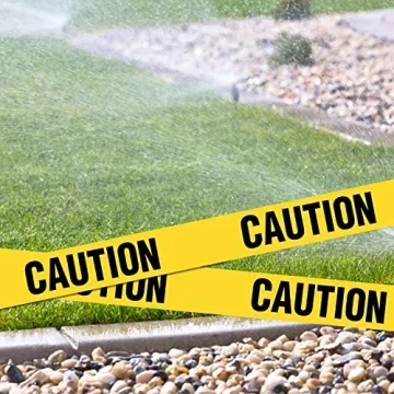 GroTheory 2000ft Yellow Caution Tape for Safety & Decor