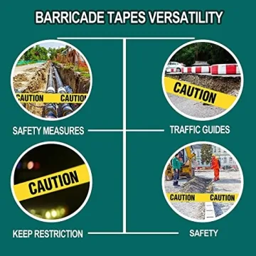 GroTheory 2000ft Yellow Caution Tape for Safety & Decor