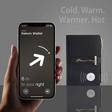 Airtag Passport Holder for Women, RFID Blocking Travel Passport Case with Credit Card Holders, Bifol...