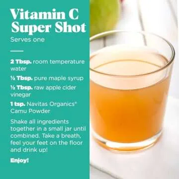 Navitas Organics Camu Camu Powder. Bag, 17 Servings — Organic, Non-GMO, Gluten-Free, 3 Ounce (Pack of 1) (858847000208)