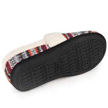 Comfortable RockDove Nordic Sweater Knit Slippers for Women