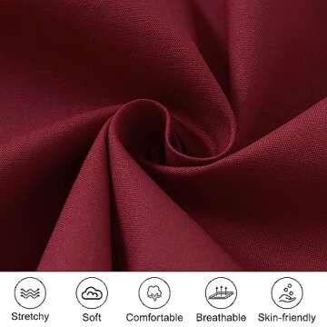 ZOEREA Toddler Baby Boy Suit Clothes Gentleman Wedding Outfits Long Sleeve Dress Shirt + Suspender Pants + Bowtie Wine Red 4-5T