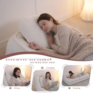 Adjustable Pet Dog Bed & Couch with Soft Pillows