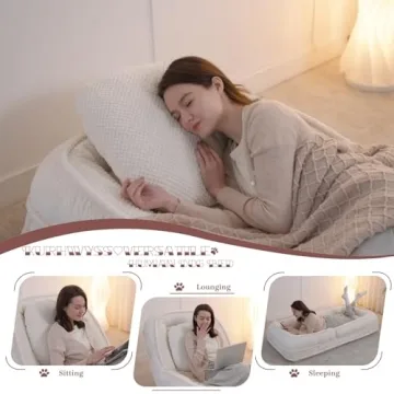 Adjustable Pet Dog Bed & Couch with Soft Pillows